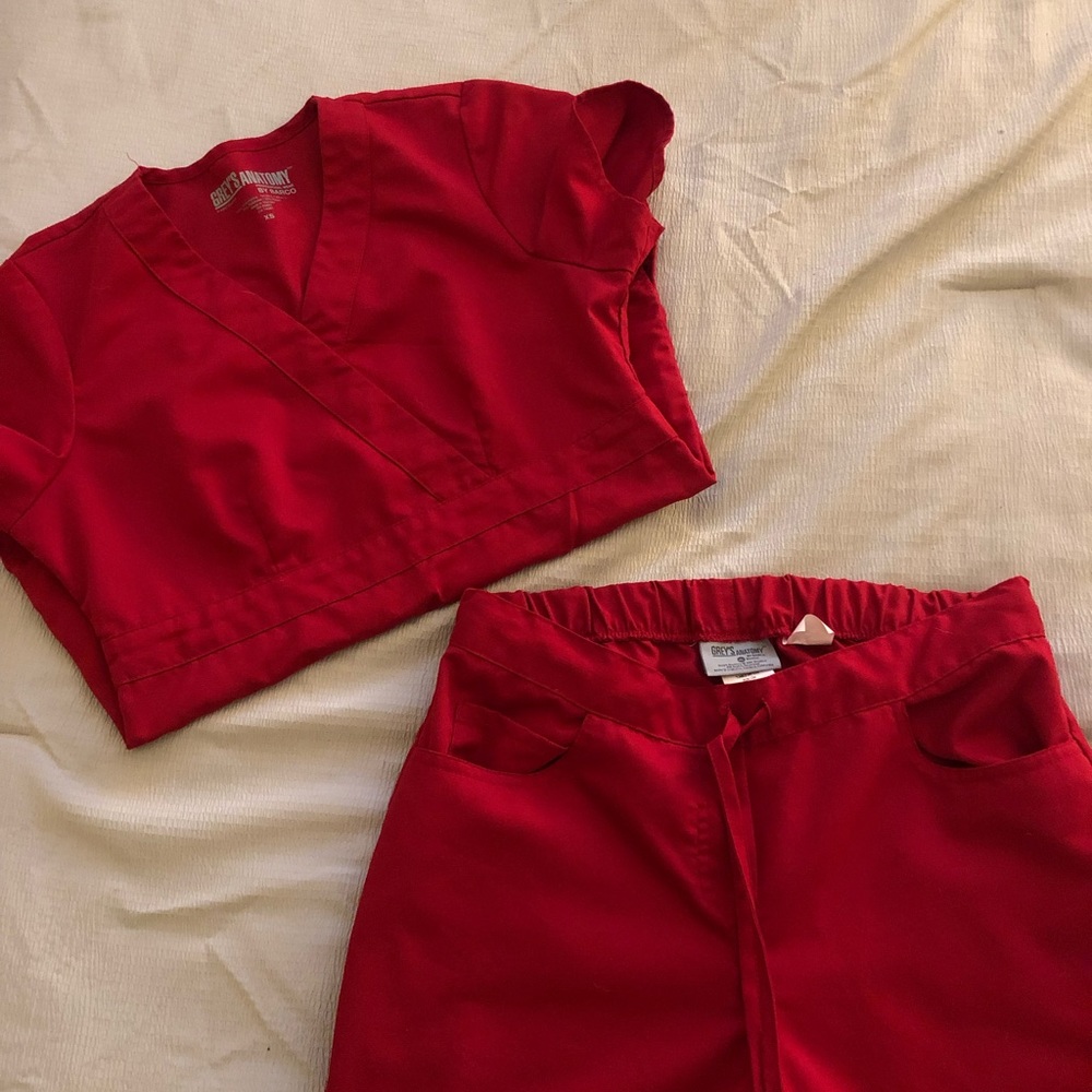 Grey’s Anatomy Red Scrubs